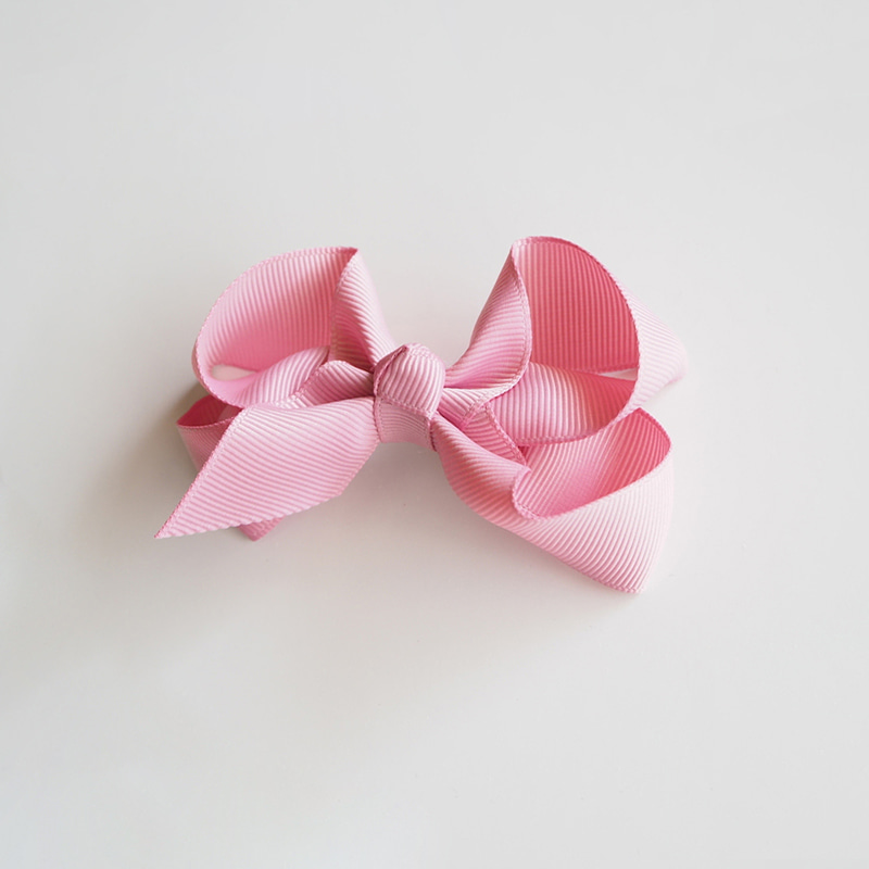 [5차 완판! 6차 재입고!!]더스티 핑크 보우 클립 (미디움) 사이즈 8cmX6cm Bow Clip (Medium) - Dusty Pink